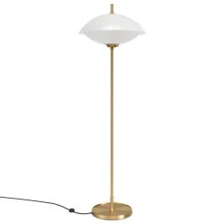 Fritz Hansen Clam golvlampa, opal - mässing