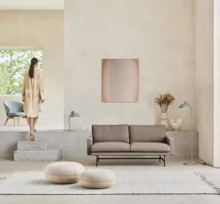 Fritz Hansen CM sittpuff, stor, beige