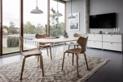 Fritz Hansen Grand Prix 4130 stol, ek