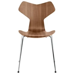 Fritz Hansen Grand Prix 3130 stol, krom - valnöt