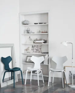 Fritz Hansen Kaiser Idell 6580-F Luxus golvlampa, vit