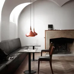 Fritz Hansen Orient P2 pendellampa, koppar