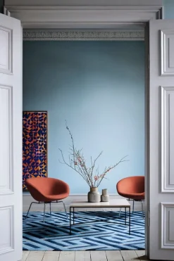 Fritz Hansen Planner MC320 soffbord, svart - marmor Cream