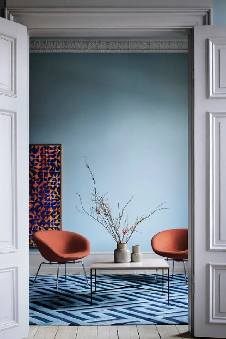 Fritz Hansen Planner MC320 soffbord, svart - marmor Cream