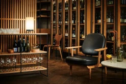 Fritz Hansen PM-02 bordslampa, opal - svart