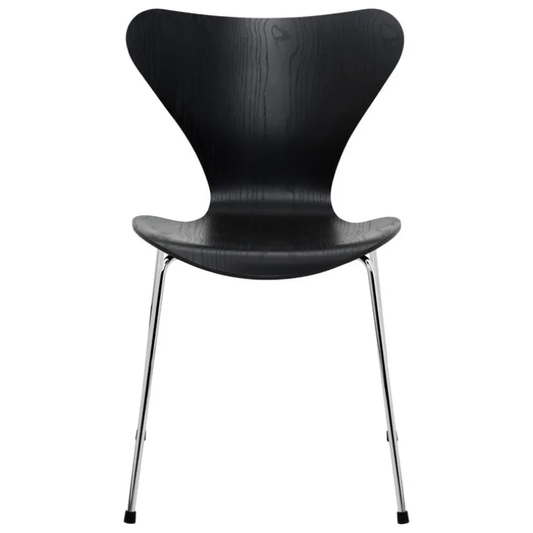 Fritz Hansen Series 7 3107 stol, krom - svart