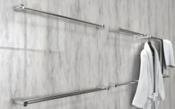 Frost Nova2 handduksstång 3, borstat stål