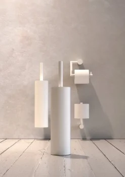 Frost Nova2 toalettborste, vägg, vit