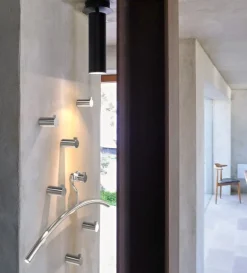 Frost Nova2 väggkrok 6, 2 stycken, borstat stål