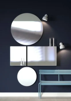 Frost Unu 4132 spegel, 40 x 40 cm, vit