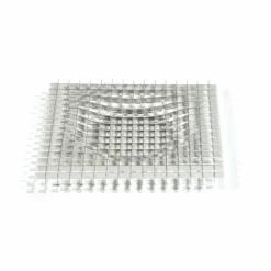 Fundamental Berlin Gravity bricka, 20 x 20 cm, rostfritt stål