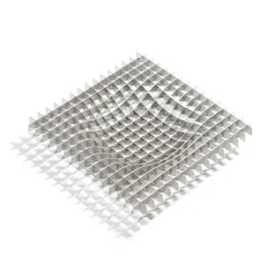 Fundamental Berlin Gravity bricka, 20 x 20 cm, rostfritt stål