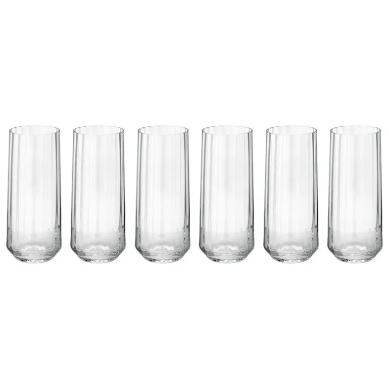 Georg Jensen Bernadotte highball-glas, 6 st