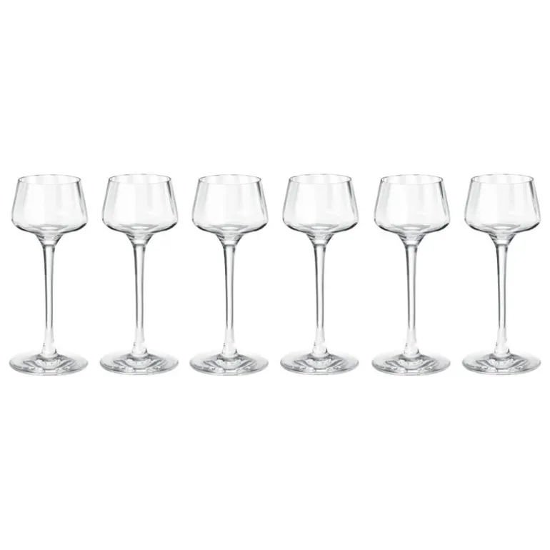 Georg Jensen Bernadotte snaps-glas, 6 st