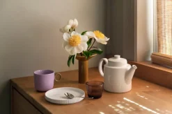 Georg Jensen Bernadotte tårtfat, 17 cm, porslin