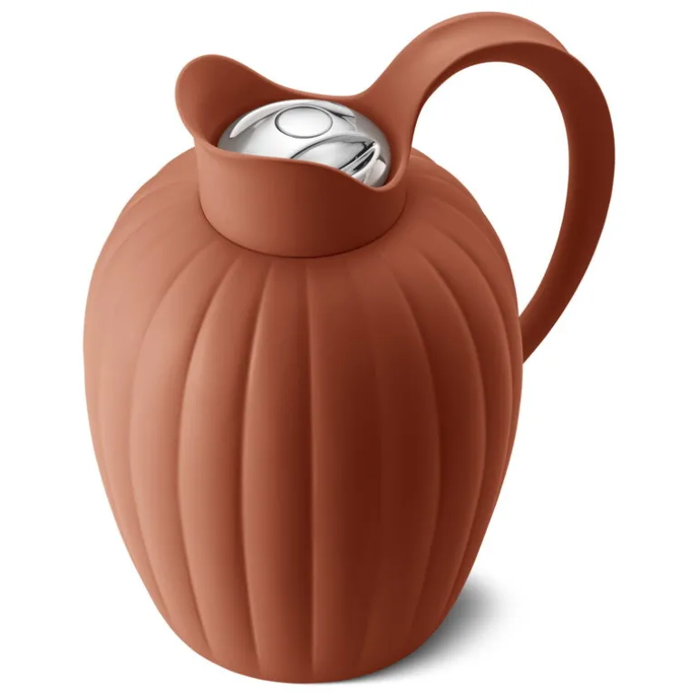 Georg Jensen Bernadotte termoskanna, 1 L, terrakotta