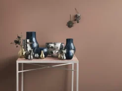 Georg Jensen Cafu vas M, blått glas