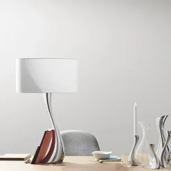 Georg Jensen Cobra bordslampa, liten, vit