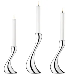 Georg Jensen Cobra ljusstake, 3-pack