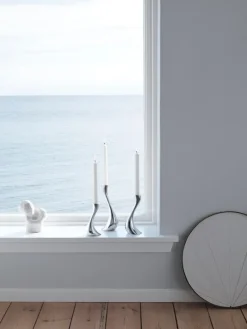 Georg Jensen Cobra ljusstake, 2 st