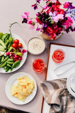 Georg Jensen Manhattan ishink med tång, 1,5 l