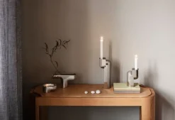 Georg Jensen Nendo värmeljushållare, rostfritt stål