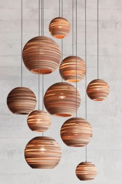 Graypants Moon10 pendellampa, naturell