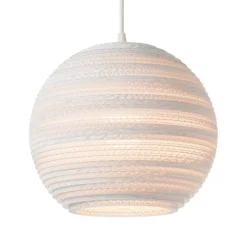 Graypants Moon10 pendellampa, vit