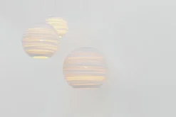 Graypants Moon18 pendellampa, vit