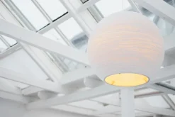 Graypants Moon18 pendellampa, vit