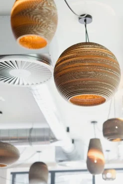 Graypants Moon18 pendellampa, naturell