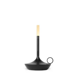Graypants Wick S bärbar bordslampa, svart