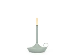 Graypants Wick S bärbar bordslampa, sage green