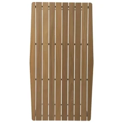 Grythyttan Stålmöbler Bord B31, 170 x 92 cm, galvaniserat stål - oljad ek