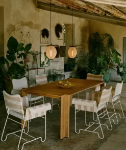 GUBI Atmosfera bord, 209 x 105 cm, teak