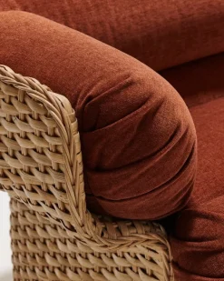 GUBI Basket fåtölj, rotting - Belsuede Special FR 133