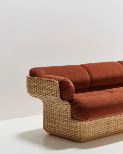 GUBI Basket soffa, 2-sits, rotting - Belsuede Special FR 133
