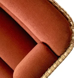GUBI Basket soffa, 2-sits, rotting - Belsuede Special FR 133