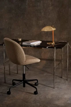 GUBI Beetle mötesstol med länkhjul, höj- och sänkbar, Karakorum 003