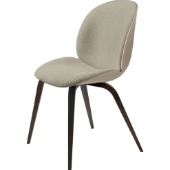 GUBI Beetle stol, rökt ek - beige - Light Boucle 008