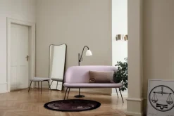 GUBI Bestlite BL3 bordslampa, S, svart mässing - benporslin