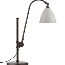 GUBI Bestlite BL1 bordslampa, svart mässing - klassisk vit