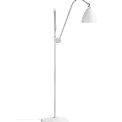 GUBI Bestlite BL3 golvlampa, S, krom - mattvit
