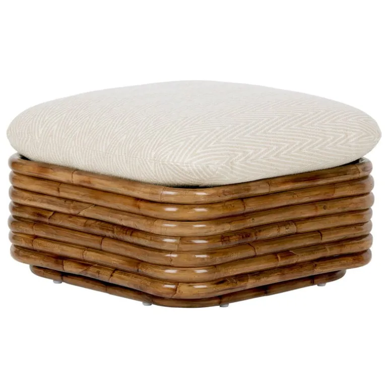 GUBI Bohemian 72 fotpall, rotting - Chevron FR 002