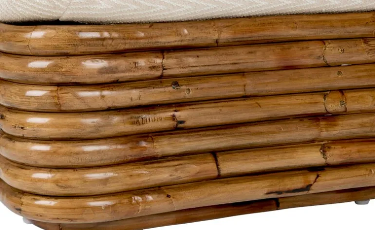 GUBI Bohemian 72 loungefåtölj, rotting - Chevron FR 002