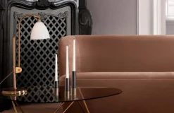 GUBI Candlestick ljusstake, 17 cm, antik mässing