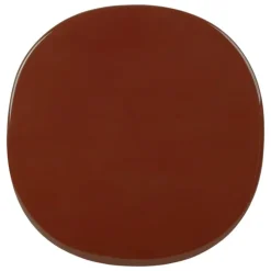 GUBI Carmel soffbord, 60 x 60 cm, svart - klippröd