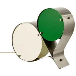 GUBI Coppia bordslampa, stål, elfenben - klöver