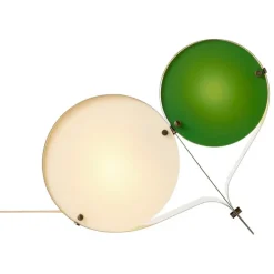 GUBI Coppia bordslampa, stål, elfenben - klöver