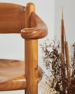 GUBI Daumiller fåtölj, gyllene furu